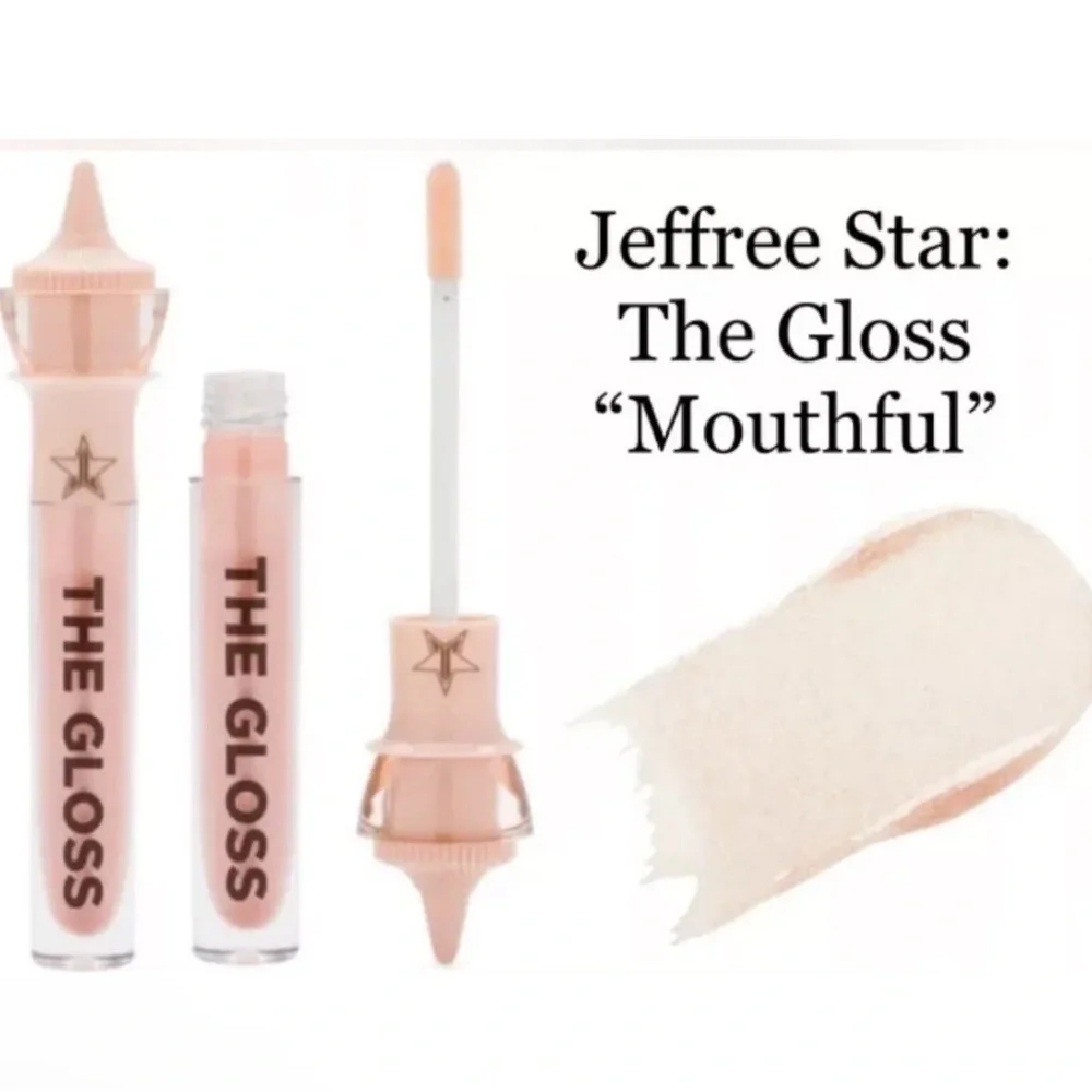 Jeffree Star The Gloss Sheer tinted Shimmer lipgloss mouthful new in box